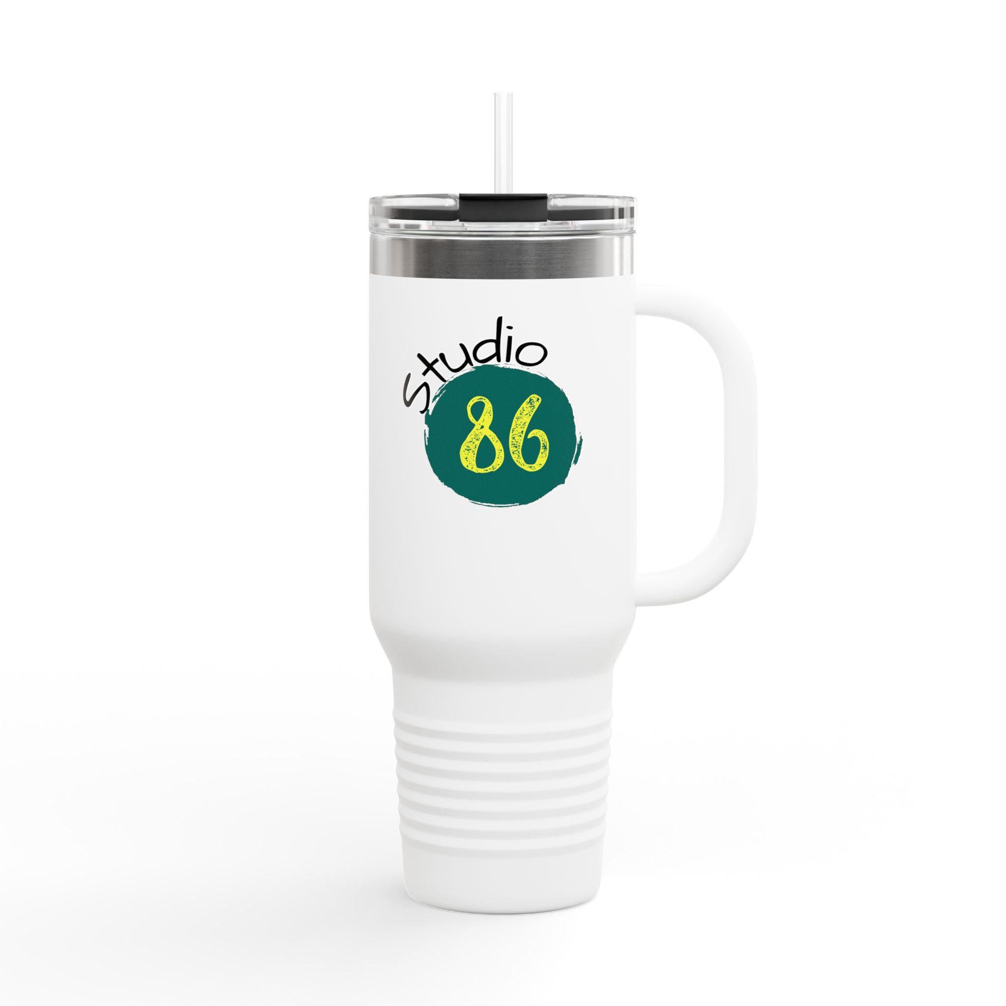 Studio86 40oz Insulated Travel Mug — Large Stainless Steel Tumbler with Lid