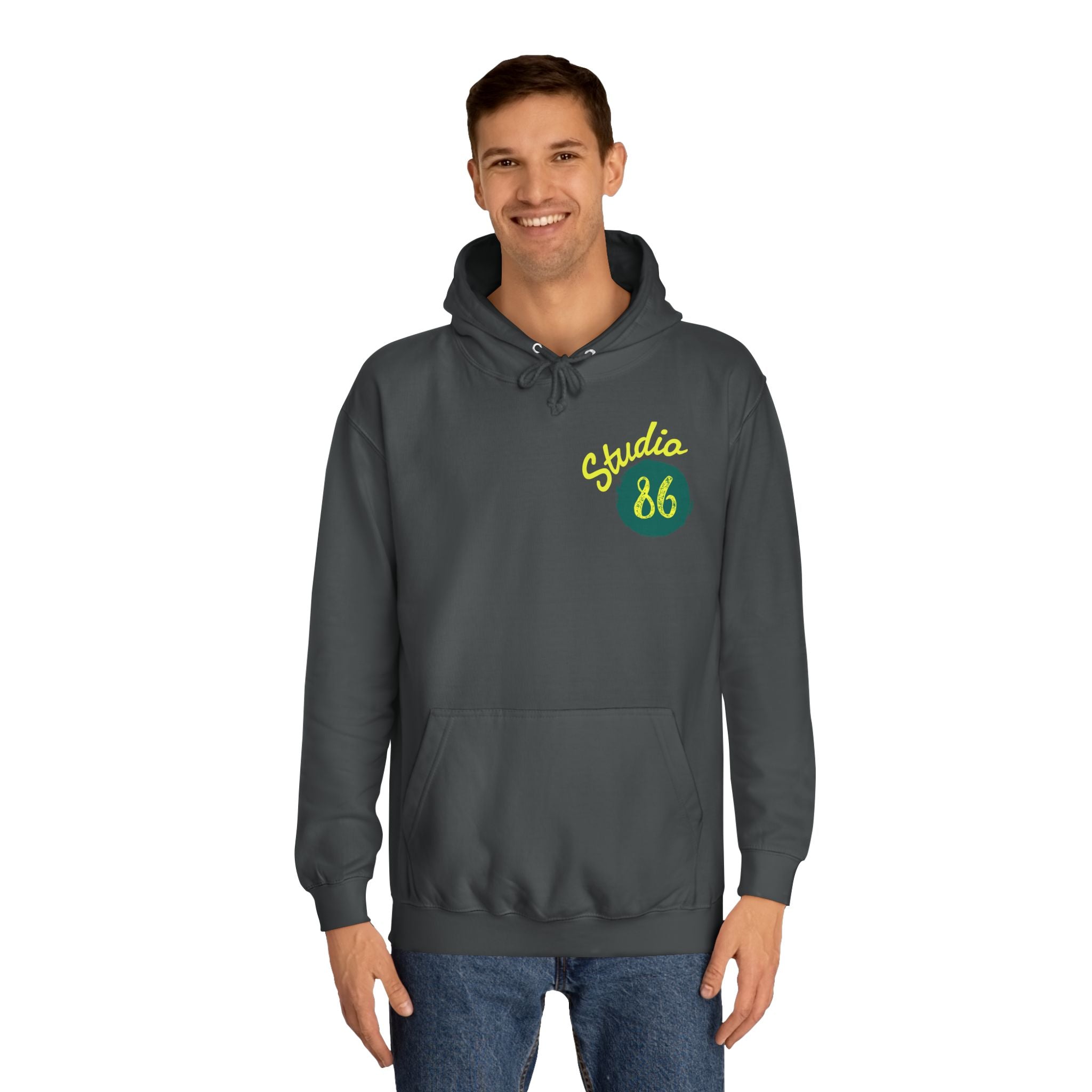 Studio86 Logo Hoodie | Retro Sports Circle, College Style
