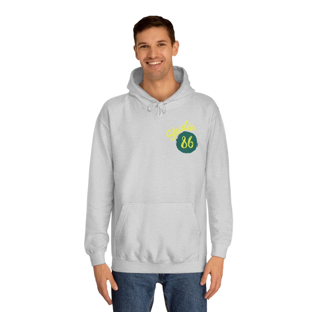 Studio86 Logo Hoodie | Retro Sports Circle, College Style