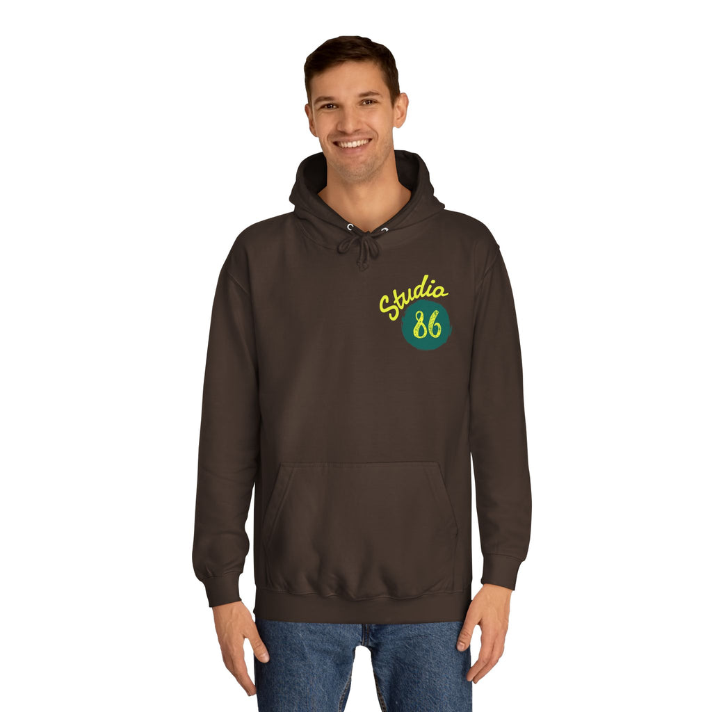 Studio86 Logo Hoodie | Retro Sports Circle, College Style