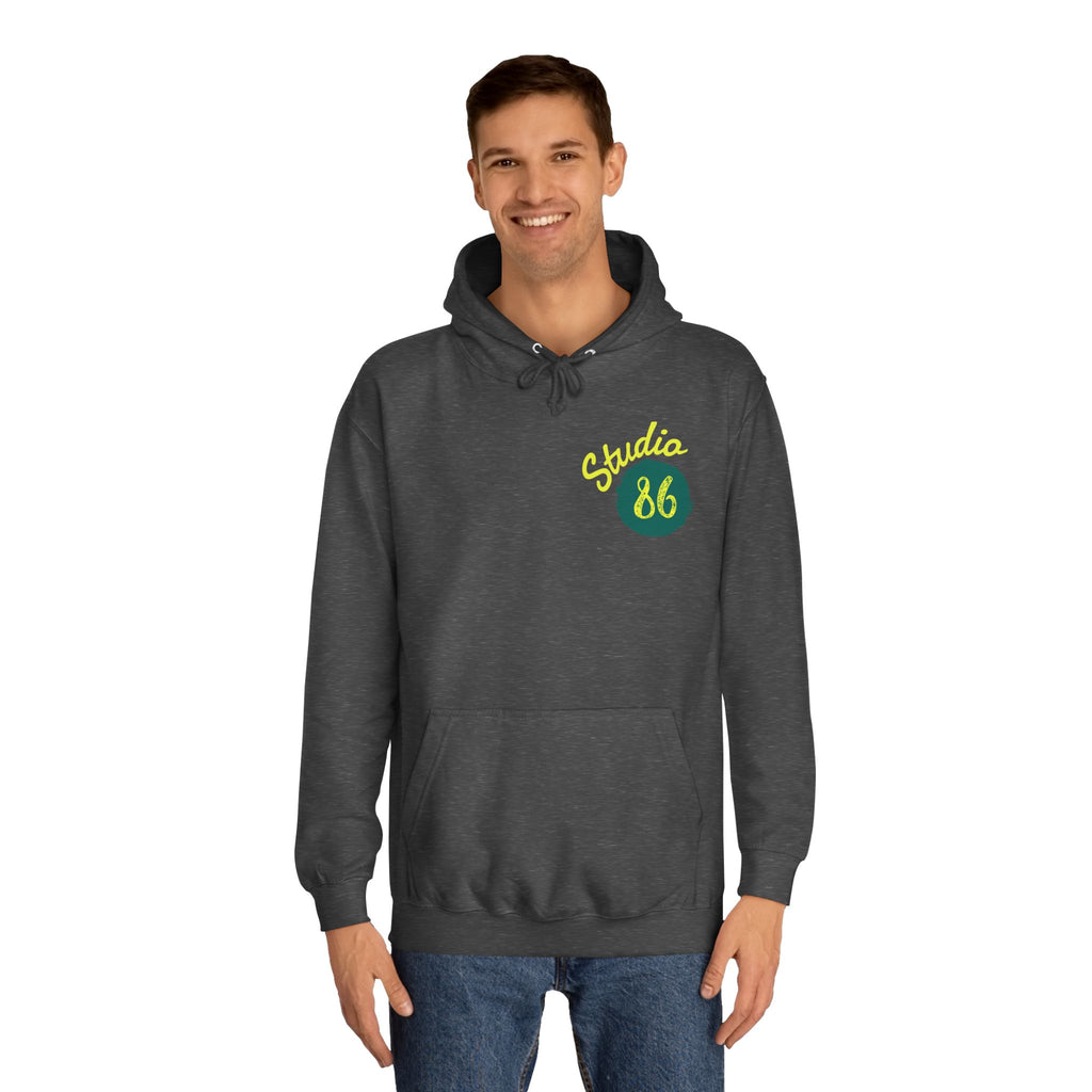 Studio86 Logo Hoodie | Retro Sports Circle, College Style